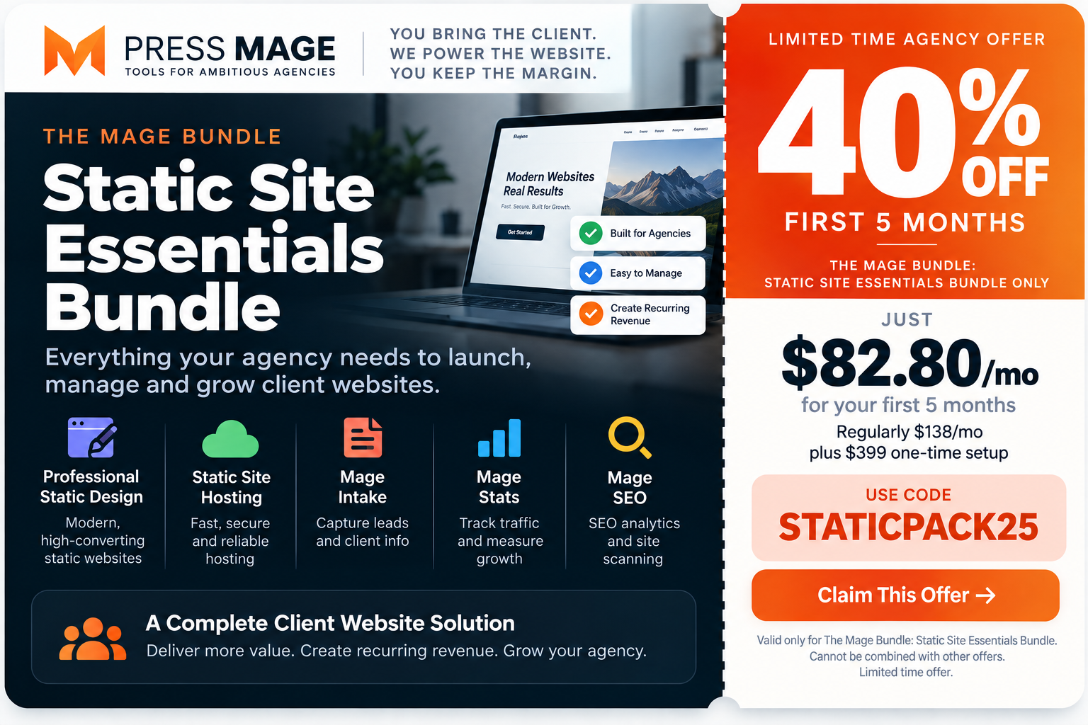 Agency Static Site Launch Special